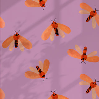 Wallpaper Moth Spring - Aniek Bartels