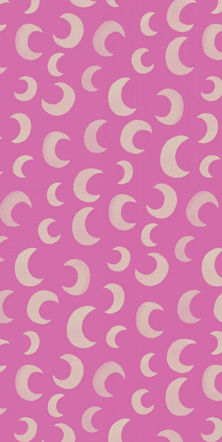 Wallpaper Moon Pink POP - Aniek Bartels