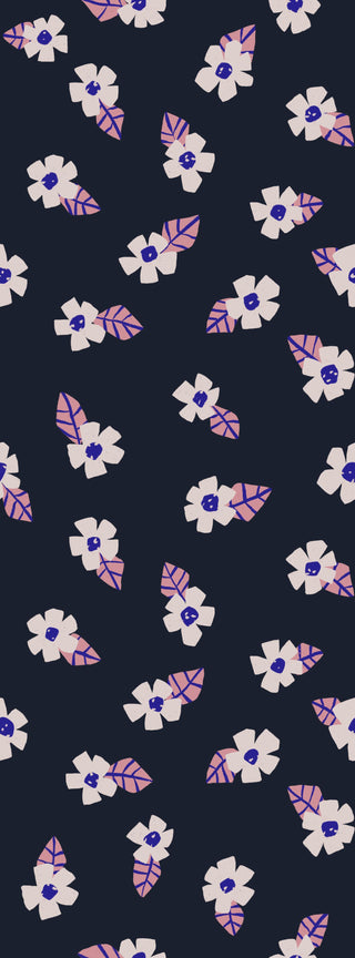 Wallpaper Poppy Flowers Dark - Natural Noord